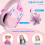 Pink Cat Ears Kids Earmuffs Adjustable Anti-Noise Hearing Protector 6