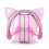 Pink Cat Ears Kids Earmuffs Adjustable Anti-Noise Hearing Protector 1