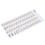 Transparent Removable Piano Key Board Sticker for 8