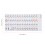 Transparent Removable Piano Key Board Sticker for 2