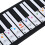 Transparent Removable Piano Key Board Sticker for 11