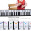 Transparent Removable Piano Key Board Sticker for 6