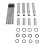 24PCS Install Adjustable Pushrods Kit with Cover 10