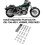 24PCS Install Adjustable Pushrods Kit with Cover 13