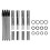 24PCS Install Adjustable Pushrods Kit with Cover 1