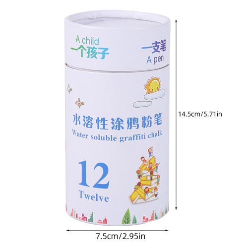 Dustless Chalk with Chalk Holder for Writing Painting on 1