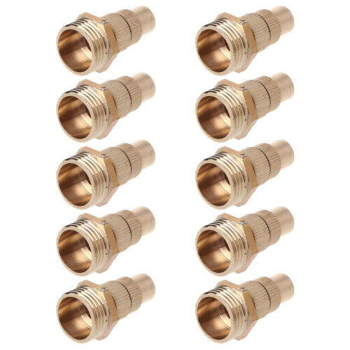 10pcs Garden Irrigation Brass Adjustable Spray Misting Nozzles