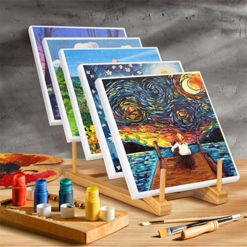 Small Art Drying Rack, Art Storage Rack,5 Layers Paint Display Rack 1