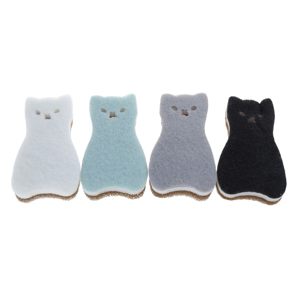 Cat Sponge Set Strong Water Absorption for Kitchen Bathroom