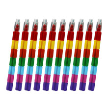 Stackable Crayon Pencil 10 Color Birthday Party Gift Bag Fillers