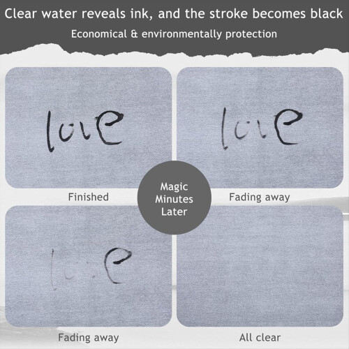 Water Drawing Writing Cloth, Reusable Chinese Calligraphy Paper 1