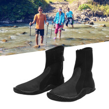 Water Shoes 5MM Neoprene Rubber High Top Dive Boots Size 9/42 Black