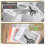 32 unidades de papel para scrapbook de 12x12 polegadas com 60 guias de índice 3
