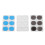 Drum Damper Gel Pads Multicolor Transparent 8
