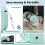 Label Maker Machine with Tape, Portable Bluetooth Label Makers 2