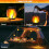 Solarlaternen Lichter Flackernde Flamme Gartenlichter 7
