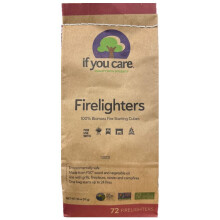 If You Care Firelighter Tablets - FSC Wood and Vegetable Oil - Pack of 72