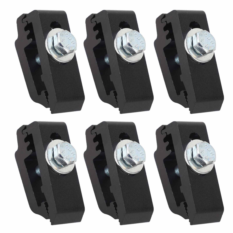 6Pcs Truck Bed Cover Clamps 1112514 Aluminum Low 8320539221809