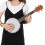 4 String Banjo Set with BJ10 Strings Capo Cleaning 7