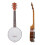 4 String Banjo Set with BJ10 Strings Capo Cleaning 5