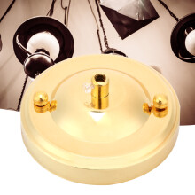 2PCS Iron Ceiling Light Hook Plate Holder Gold & Bronze 160g DIY Decor