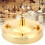 2PCS Iron Ceiling Light Hook Plate Holder Gold & Bronze 160g DIY Decor 7