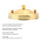 2PCS Iron Ceiling Light Hook Plate Holder Gold & Bronze 160g DIY Decor 3