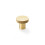 (32mm Knob) Satin Brass Knurled Edge Knobs 1