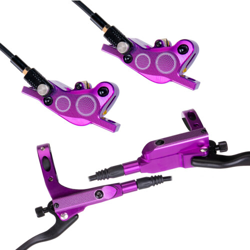 4-Piston Hydraulic Bike Disc Brake Aluminum Front 1