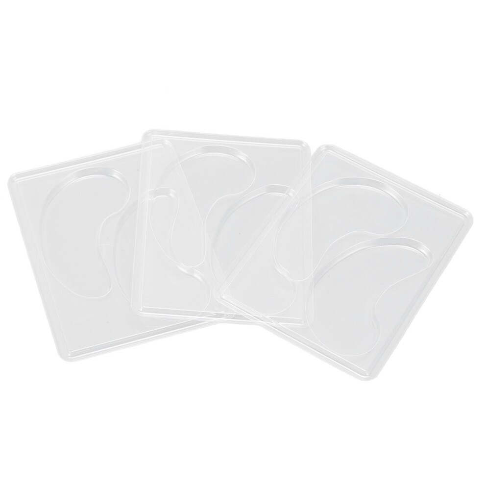 24 Pairs Clear Under Eye Patch Molds Plastic Tray for Facial Mask Machine Use