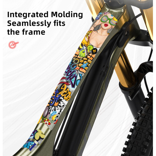 Bike Frame Protector High-Quality 3D PVC 2