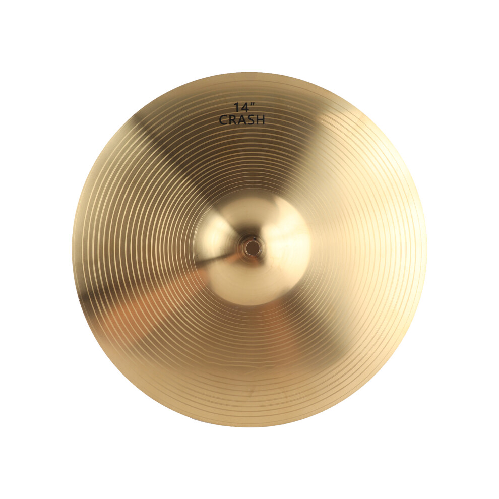 14" Brass Alloy Crash Ride Hi-Hat Cymbal for Drum
