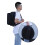 Durable 14 Inch Snare Drum Bag Backpack Case with 10