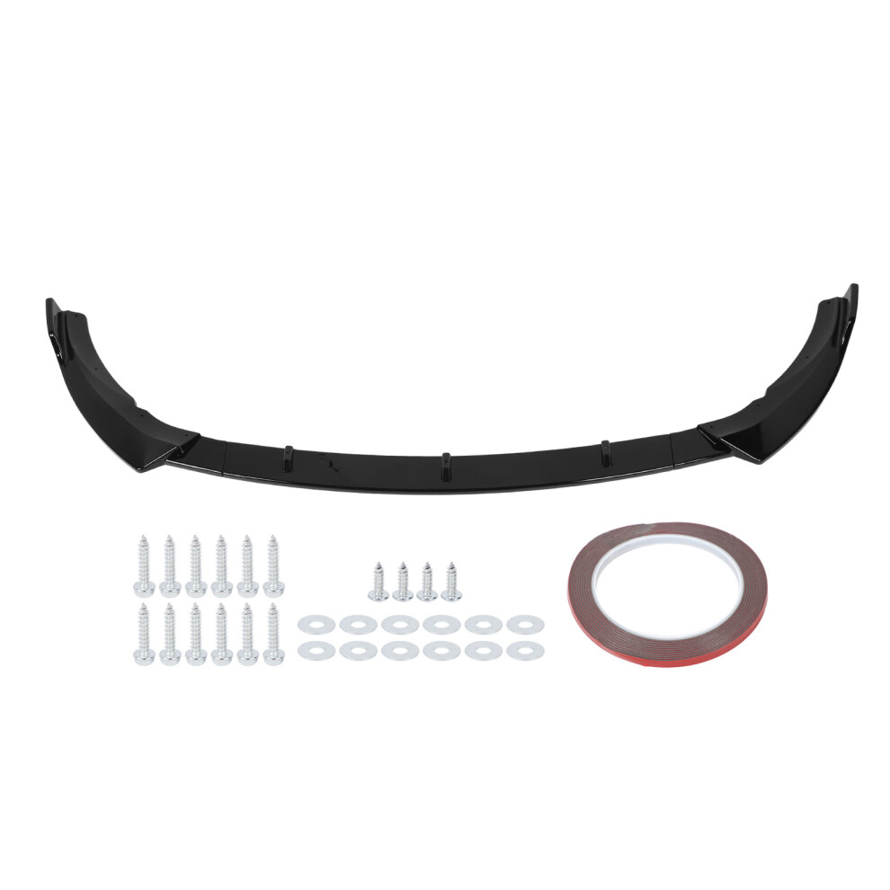 Front Bumper Lip Splitter Aerodynamic Bumper Guard Black 8320539224152