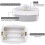 Automatic LED Night Light [2 Pack], Self-adhesive Motion Sensor Wall Mounted Night Light, Wall Mounted Night Light (Warm White Light) 17