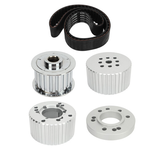 Belt Pulley Kit with 1.5in Width Cogged Belt 2