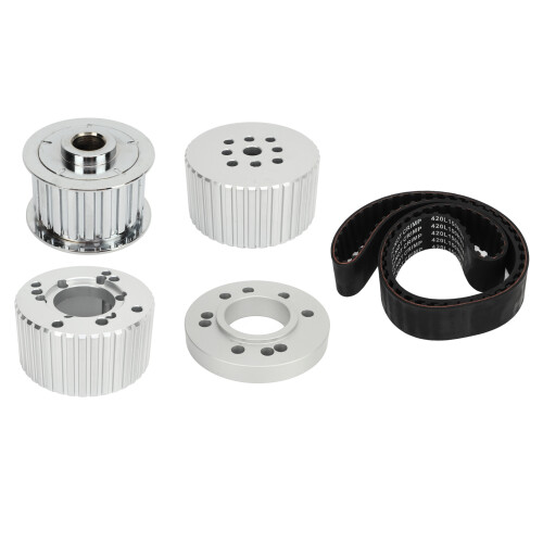 Belt Pulley Kit with 1.5in Width Cogged Belt 1