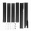 6PCS Car Side Skirt Carbon Fiber Pattern 3 Section 1