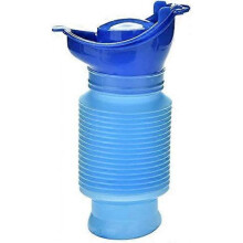 Shrinkable Urinal,750ML Male Female Portable Mobile Toilet Potty Pee Urine Bottle, Reusable Emergency Urinal