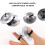 2pcs Finger Cymbals Belly Dancing Silver Finger 4