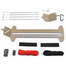 Durable Paracord Bracelet Jig Kit, 4-13 Inch, 4 Rods, Multiple Colors