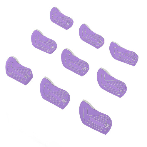 9PCS Club Head Covers for Irons Fabric Shockproof 2