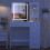 Vanity Makeup Desk with LED Lighted Mirror and 6 Drawers White 5