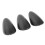 3Pcs Dashboard Gauge Trim Protective Carbon Fiber 5
