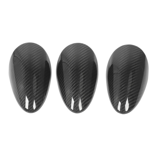3Pcs Dashboard Gauge Trim Protective Carbon Fiber