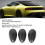 3Pcs Dashboard Gauge Trim Protective Carbon Fiber 14