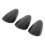 3Pcs Dashboard Gauge Trim Protective Carbon Fiber 6