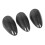 3Pcs Dashboard Gauge Trim Protective Carbon Fiber 9