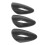 3Pcs Dashboard Gauge Trim Protective Carbon Fiber 8