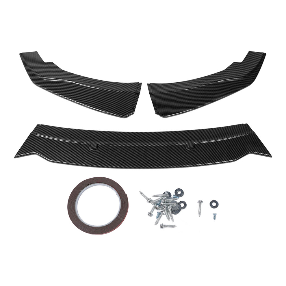 3 Pcs Car Front Bumper Lip Splitter Lip Chin 8320539229362